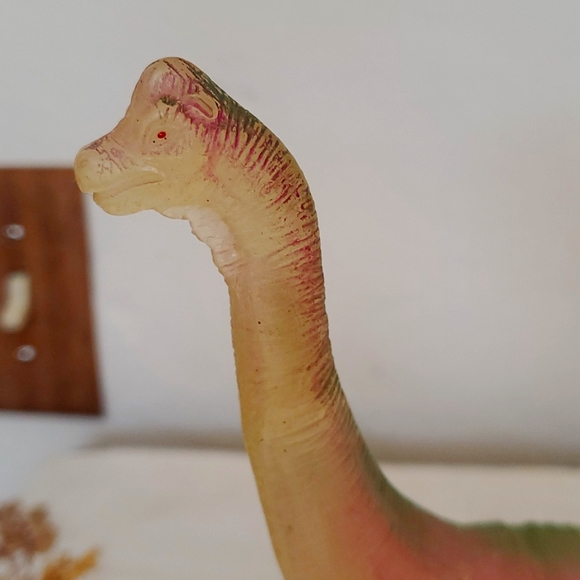 Vintage Translucent  Neon Glowing Brachiosaurus Dinosaur - Picture 7 of 8
